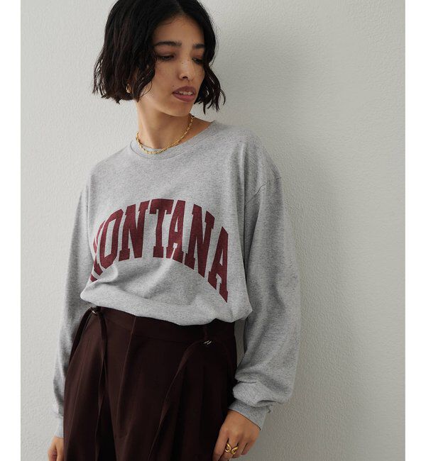  「MONTANAロングTシャツ」|Tシャツ・カットソー|