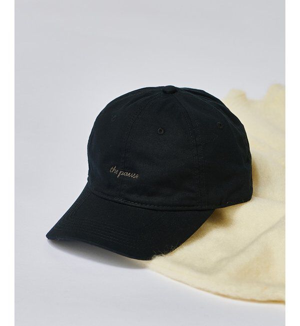  「【THE PAUSE】コットン刺繍キャップ」|ハット|