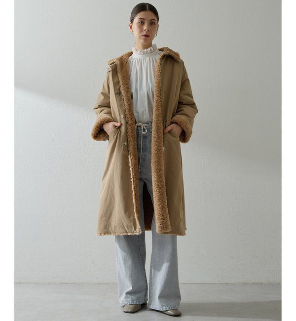  「リバーシブルボアコート」|その他|