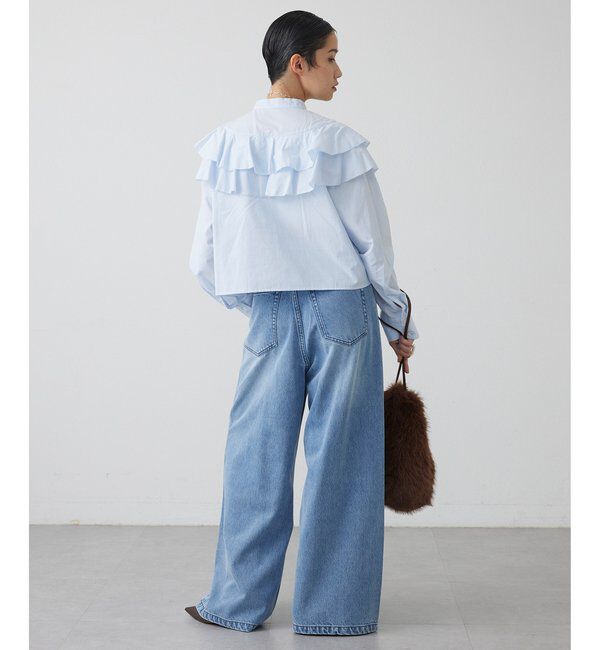 THE PAUSE「【THE PAUSE】フリルショートシャツ」|シャツ・ブラウス|