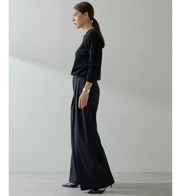  「ワイドタックパンツ」|チノ|