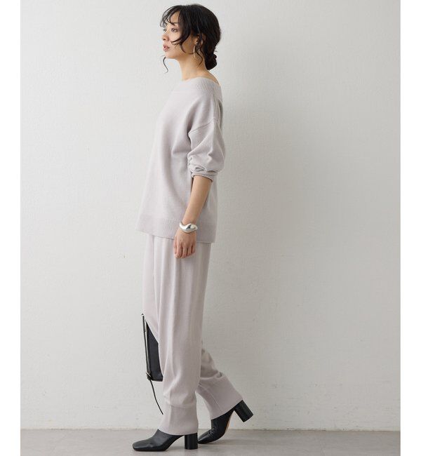  「ウールカシミヤオフショルプルオーバー」|ニット・セーター|