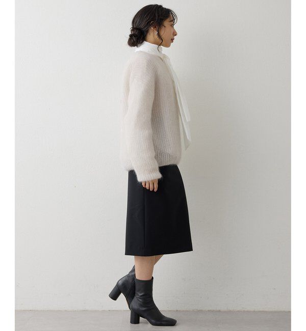  「ラメモヘヤニットプルオーバー」|ニット・セーター|