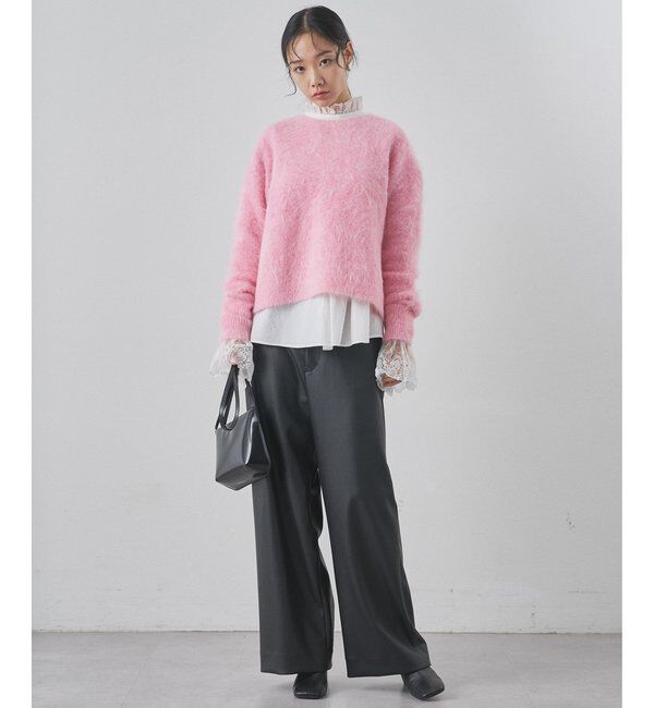  「スーリーアルパカクルーネックプルオーバー」|ニット・セーター|