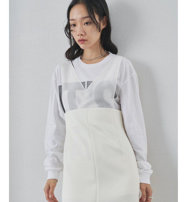  「ダブルサテンワンピース」|ワンピース|