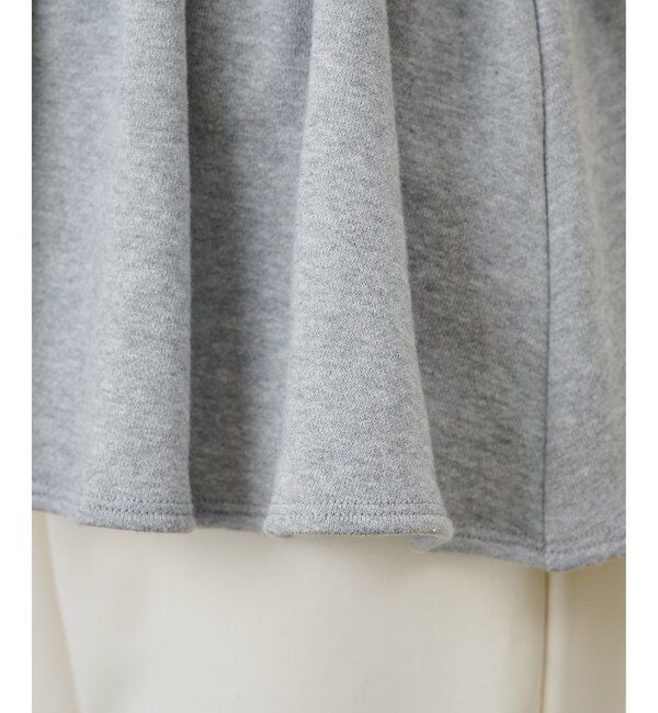  「裏毛フリルプルオーバー」|Tシャツ・カットソー|