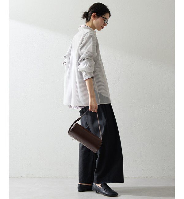 THE PAUSE「【THE PAUSE】シアーオーガンジーシャツ」|シャツ・ブラウス|