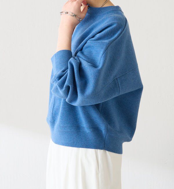  「ジップスウェットライクニット」|ニット・セーター|