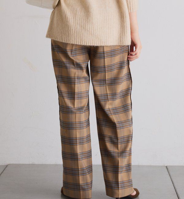  「ウールライクタックパンツ」|チノ|