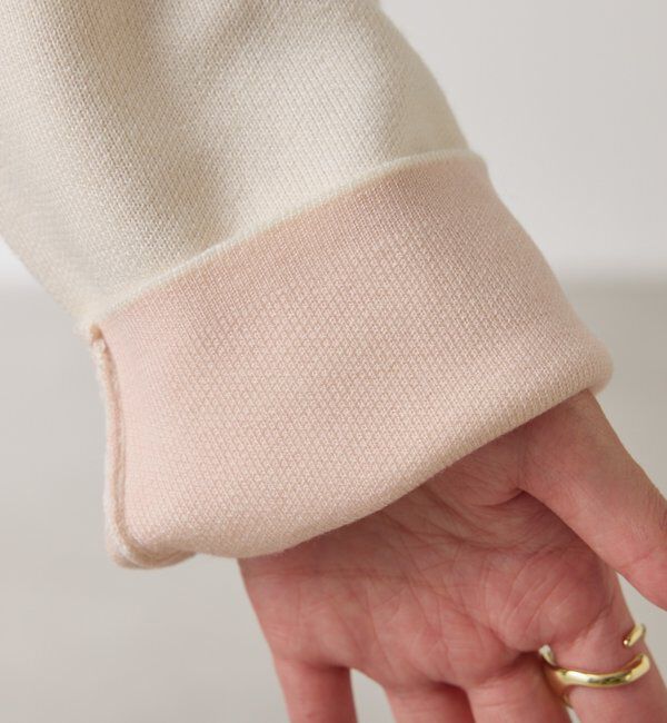  「スウェットライクラウンドヘムニット」|ニット・セーター|