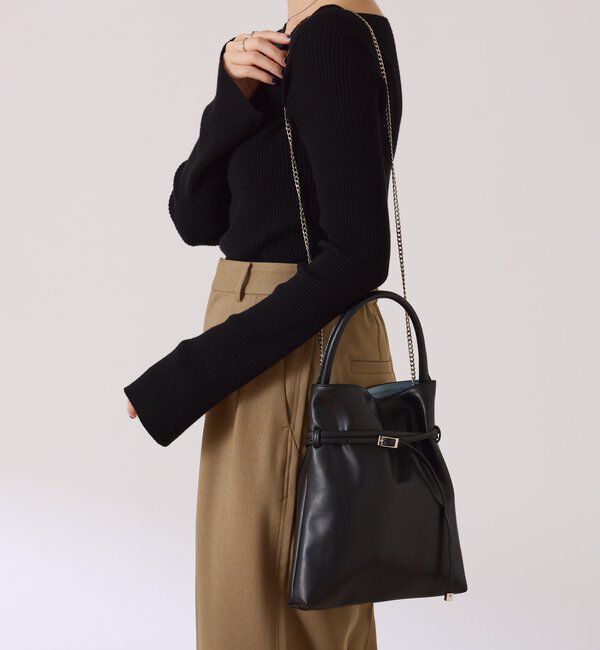  「【PAPILLONNER/パピヨネ】ベルトワンハンドルトートバッグ」|トートバッグ|