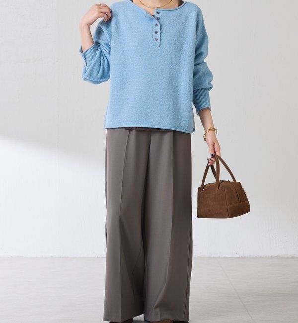  「2WAYヘンリーネックニット」|ニット・セーター|