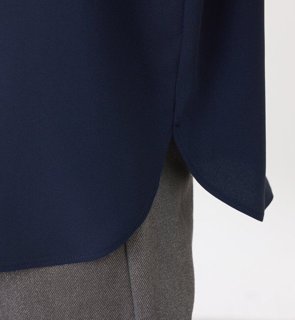  「袖ラメリブ2WAYロゴロンT」|Tシャツ・カットソー|