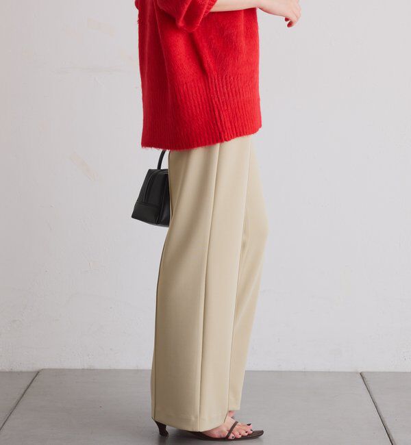  「ピンタックセミフレアーパンツ」|チノ|