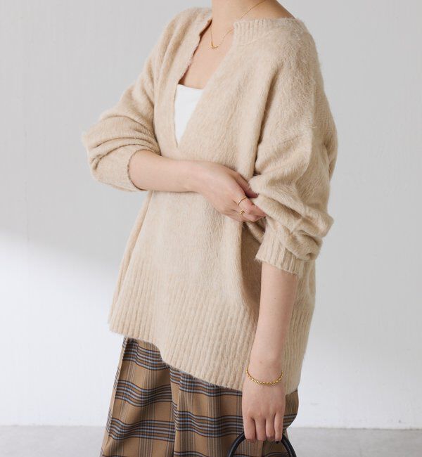  「エアリー深Vニット」|ニット・セーター|