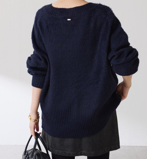  「エアリー深Vニット」|ニット・セーター|