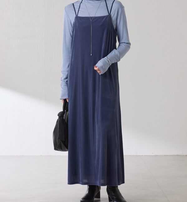  「ベロアキャミワンピース」|ワンピース|