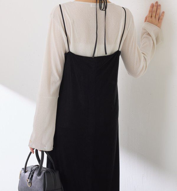  「ベロアキャミワンピース」|ワンピース|