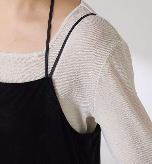  「ベロアキャミワンピース」|ワンピース|