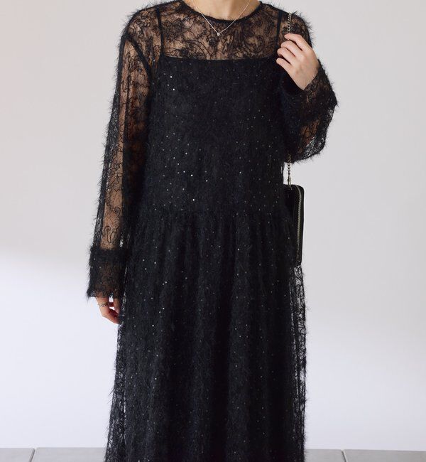  「シアーギャザーワンピース」|ワンピース|