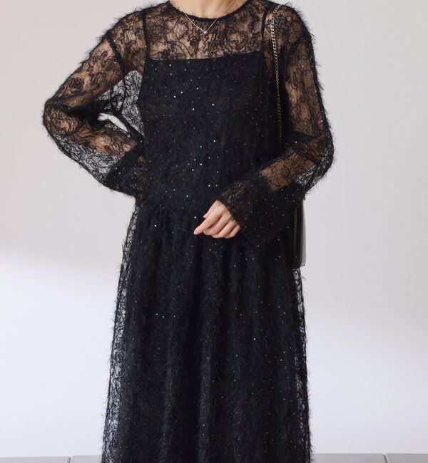  「シアーギャザーワンピース」|ワンピース|