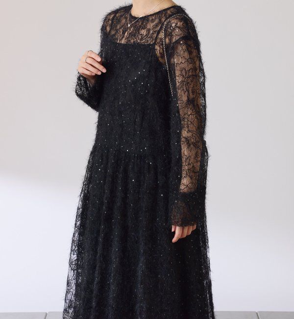  「シアーギャザーワンピース」|ワンピース|