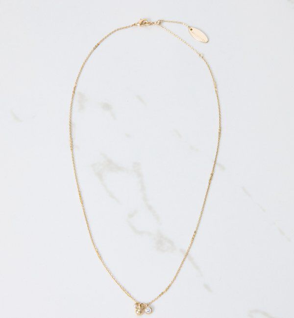  「【PAPILLONNER/パピヨネ】ミックスミニチャームネックレス」|リング|