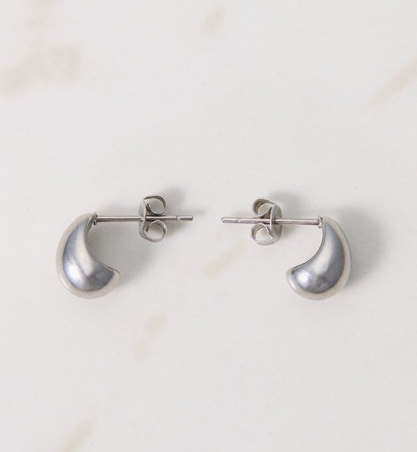  「【PAPILLONNER/パピヨネ】ステンレスドロップピアス」|リング|