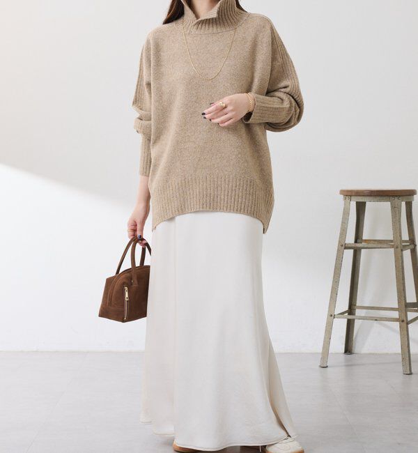  「【IDE監修大きめサイズ/WEB限定リバイバル】サテンマーメイドスカート」|スカート|