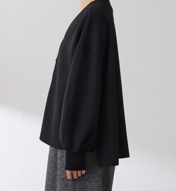  「メタル釦ジョーゼットカーディガン」|Tシャツ・カットソー|