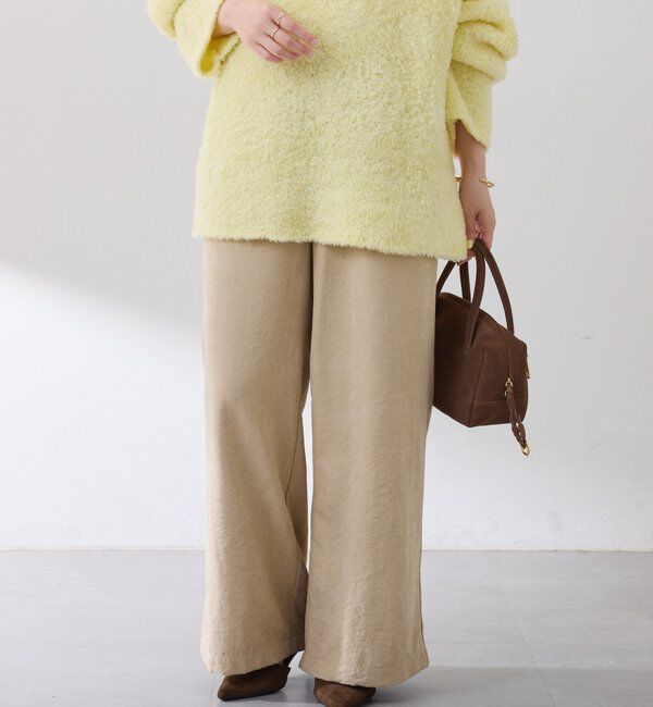  「【ウエスト調整可】ピーチイージーパンツ」|チノ|