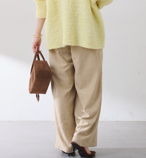  「【ウエスト調整可】ピーチイージーパンツ」|チノ|