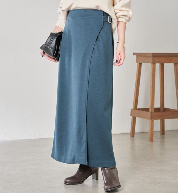  「サイドベルトタイトスカート」|スカート|