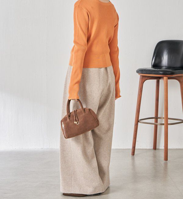  「ラインボタンコンパクトカーディガン」|ニット・セーター|