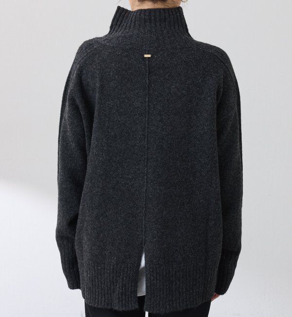  「ウール混スリットタートルニット」|ニット・セーター|