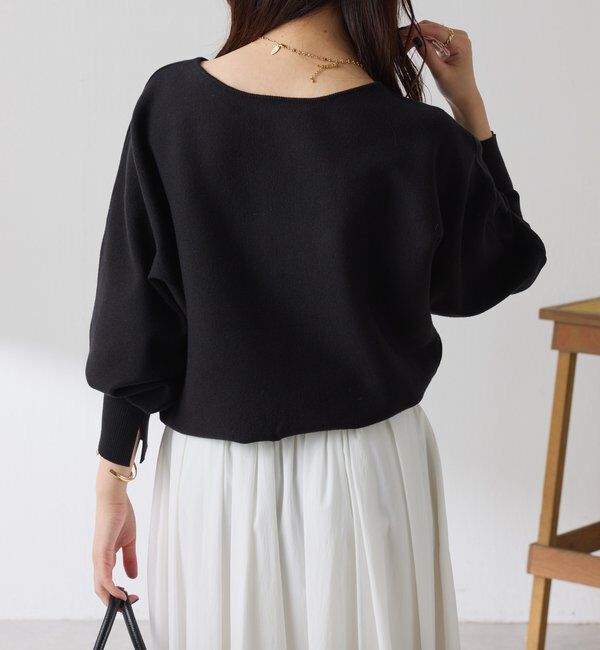  「袖リブ２WAYドルマンニット」|ニット・セーター|