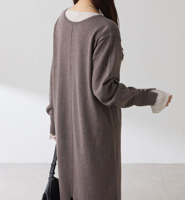 「【前後２通りで着れる】2WAYニットワンピース」|ワンピース|