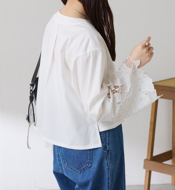  「刺繍レースブラウス」|シャツ・ブラウス|