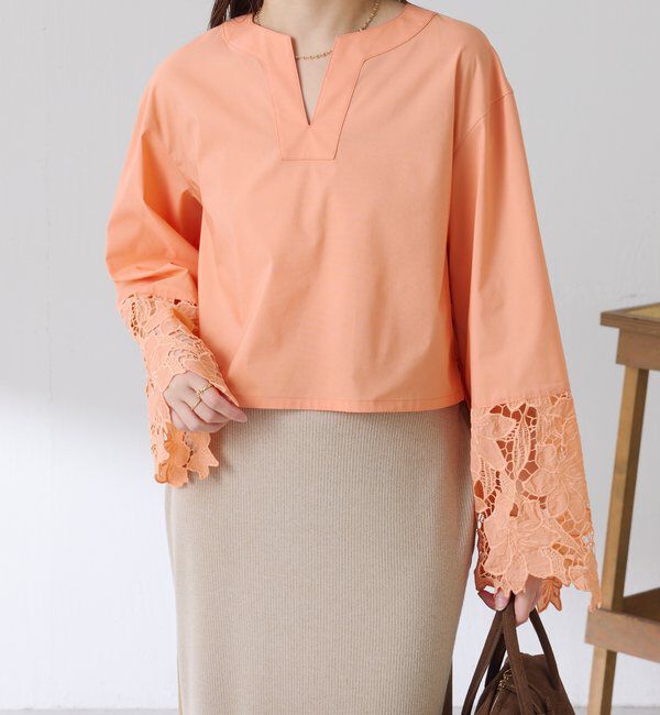 「刺繍レースブラウス」|シャツ・ブラウス|
