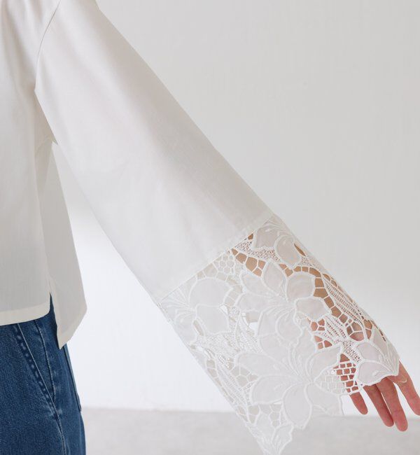  「刺繍レースブラウス」|シャツ・ブラウス|