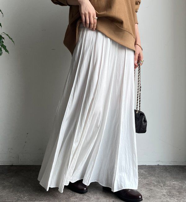  「パネルプリーツスカート」|スカート|