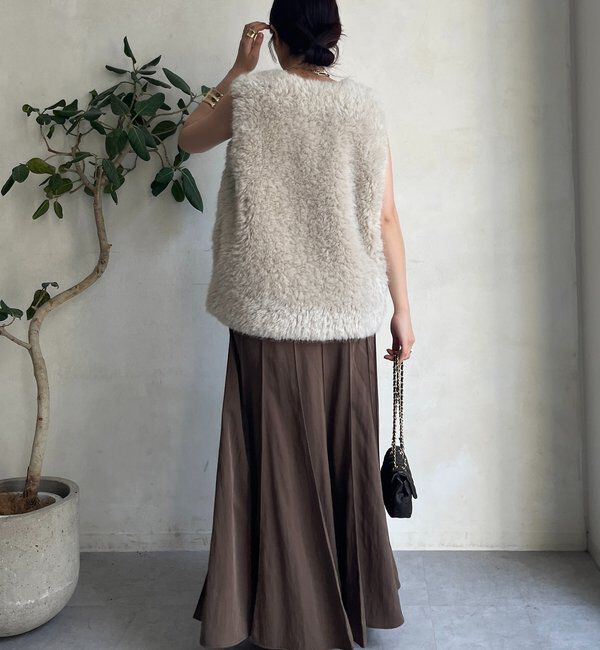  「パネルプリーツスカート」|スカート|