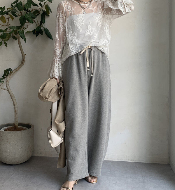  「レースフレアブラウス」|シャツ・ブラウス|