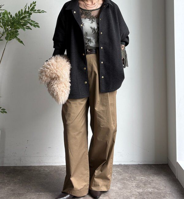  「レースフレアブラウス」|シャツ・ブラウス|