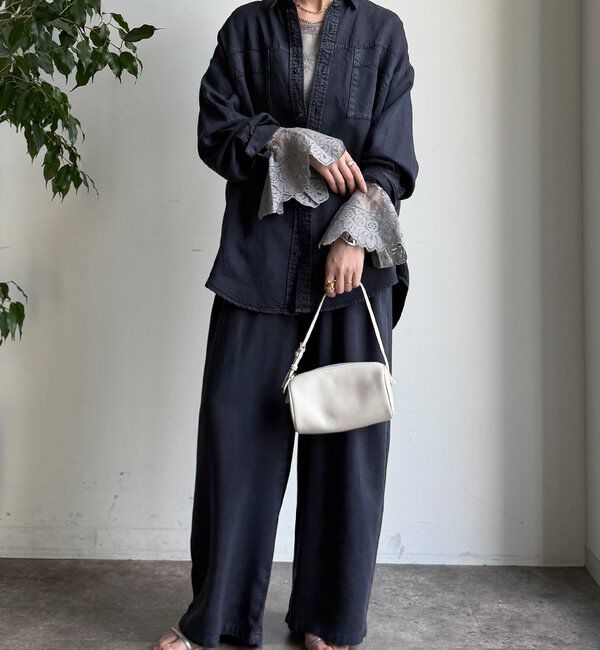  「レースフレアブラウス」|シャツ・ブラウス|