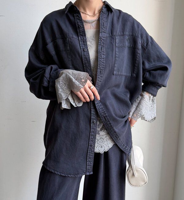  「レースフレアブラウス」|シャツ・ブラウス|