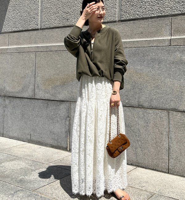  「【新色追加】【インフルエンサー OKOCHI企画】ハーフジップスウェット」|Tシャツ・カットソー|