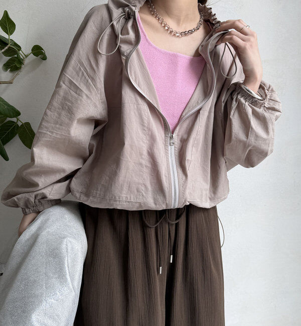  「【新色追加】綿ローンドロストブルゾン」|ブルゾン・スタジャン|