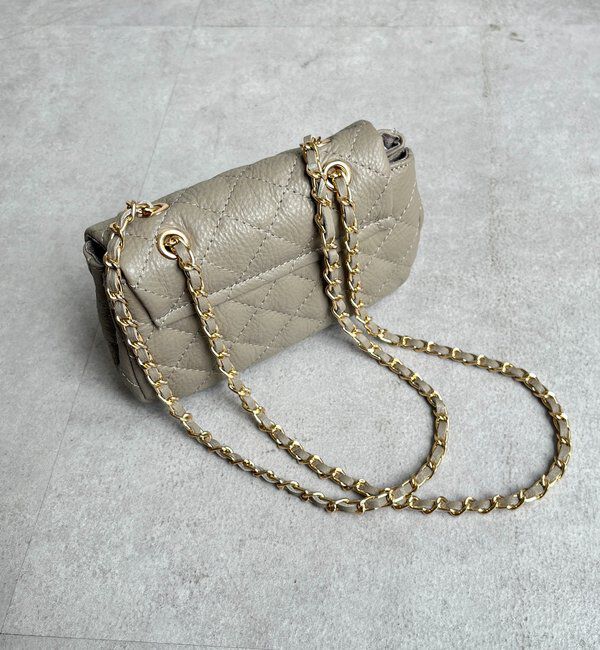  「キルティングレザーショルダー」|トートバッグ|