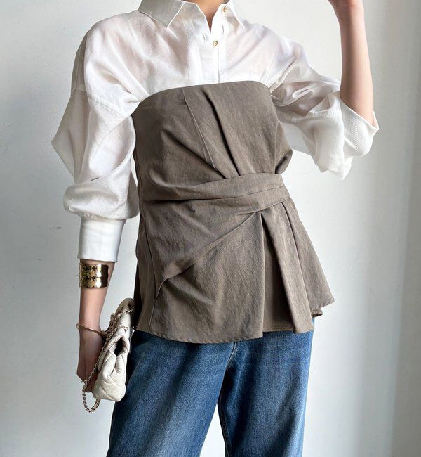  「アシメタックビスチェ」|シャツ・ブラウス|